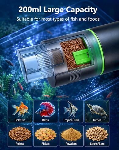 WiFi Automatic Fish Feeder for Aquarium with Temperature Monitoring in Kuwait