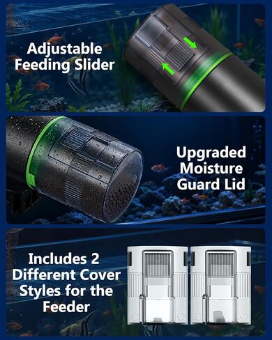 WiFi Automatic Fish Feeder for Aquarium with Temperature Monitoring in Kuwait
