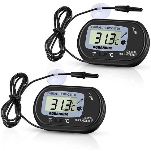Petbank LCD Digital Aquarium Thermometer Fish Tank Water Terrarium Temperature in Saudi Arabia