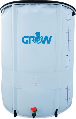 GROW1 Collapsible Reservoir Water Tank 60 Gallon Water Storage Barrel Container Portable for Garden Plants Gardening Greenhouse in Kuwait