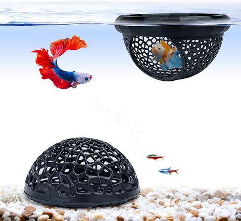 Floating Betta Hammock and Shrimp Cave Betta Fish Tank Accessories in Kuwait
