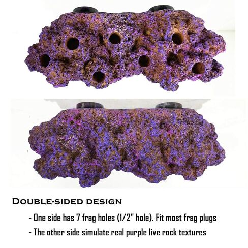 Magnetic Reef Coral Frag Rack Floating Rock Strong Magnets Strong N52 Magnets for 1/2" Glass (Coralline Purple) in Saudi Arabia