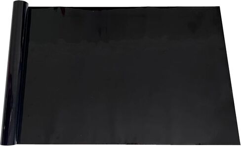 XCNO Black Aquarium Background Fish Tank Film, Static Cling, 23.6 x 11.8 in in Kuwait