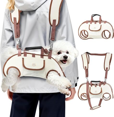 Hands Free Dog Backpack Carrier for Small Dogs Shoulder Sling Backpack in Saudi Arabia