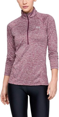 سترة صوفية حريمي من Under Armour Tech Twist ½ Zip طويلة الأكمام in Kuwait