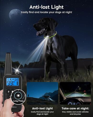 SLOPEHILL Dog Training Collar,4200FT Remote Shock Collar for Dogs 8-140lbs in Kuwait