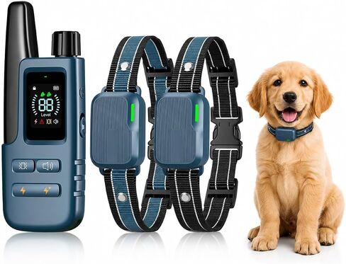 Shock Collar for 2 Dogs, 4500FT Training Collar with Remote for 10-120lbs in Kuwait
