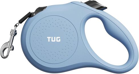 TUG Quest Retractable Dog Leash | 360° Tangle-Free | 16 ft Tape (S, Cream) in Saudi Arabia
