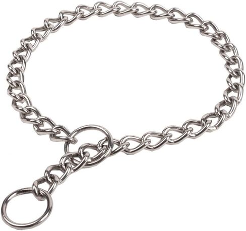 SGODA Chain Dog Training Choke Collar, 22 in, 3 mm in Saudi Arabia