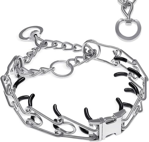 Prong Pinch Collar for Dogs,Dog Training Collar for Small Medium Large Dogs in Saudi Arabia