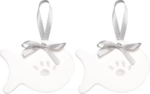 Pearhead Pet Paw Print Keepsake Ornament Kit, No-Bake Clay Kit in Kuwait
