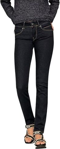 Pepe Jeans Womens New Brooke Slim Fit Jeans Blue Size 25 Length 32 in Saudi Arabia