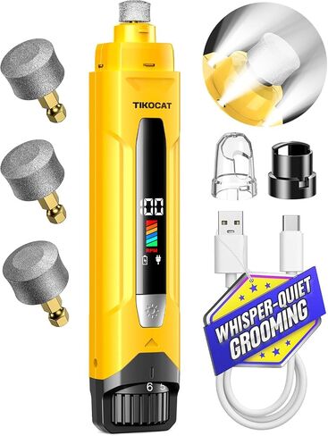 Whisper-Quiet Dog Nail Grinder 50%More Power for Sensitive Dogs,Cat in Kuwait