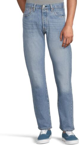بنطلون جينز رجالي من Levi's 501 Original Fit - Onewash - 36W x 29L in Kuwait