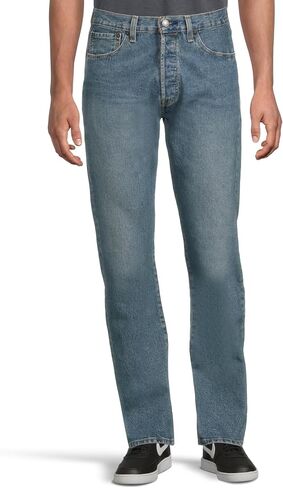 بنطلون جينز رجالي من Levi's 501 Original Fit - Onewash - 36W x 29L in Kuwait