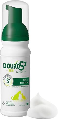 Douxo S3 SEB Dog Seboregulating Mousse, 0.5% Ophytrium, 5 fl oz in Saudi Arabia