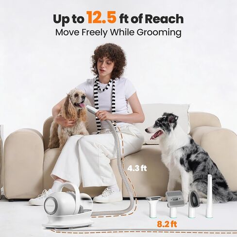 Neakasa P1 Pro Dog Grooming Vacuum, 6-in-1 Kit, 2-Year Protection Plan in Saudi Arabia
