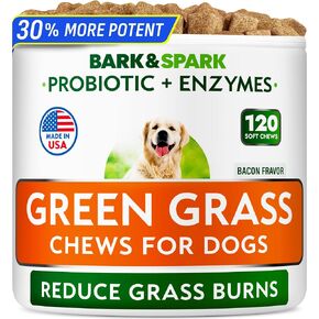 BARK&SPARK Probiotics for Dogs, Digestive Health Chews with Fiber & Enzymes in Kuwait