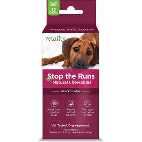 Vetality Stop The Runs Dog Anti Diarrhea Medicine, 6 Count, Fast-Acting in Kuwait