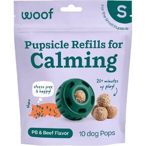 WOOF Pupsicle Refill Pops for Calming - Long-Lasting Refills for The Pupsicle Toy to Promote Calm - Calming Dog Treats - Magnesium for Dogs- Large Pops - 7 Count in Saudi Arabia