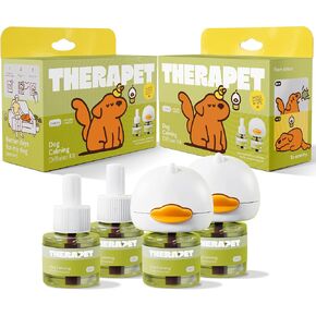 TheraPetMD 60-Day Dog Calming Diffuser Kit - Dog Pheromone Diffuser for Stress, Destructive Behavior, Pee Accidents, Separation Anxiety, Barking, Aggression & Chewing - 60-Day Refills Included in Kuwait