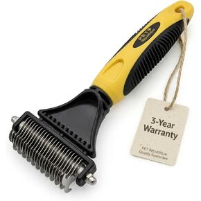 Pet Republique Matt Splitters Tool – Effective Mat Remover and De-matting Comb for Long-Haired Dogs, Cats, Rabbits – Regular 12+23 Teeth Design in Saudi Arabia