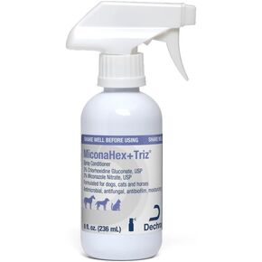 MiconaHex+Triz Spray Conditioner for Dogs, Cats and Horses, 8 oz, Clear in Kuwait