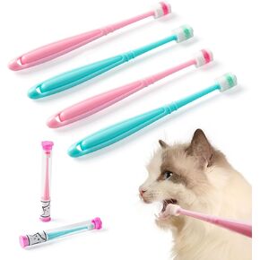 E.M&S.T by Emmeliestella Small Dog & Cat Toothbrush 360° Soft Silicone in Saudi Arabia