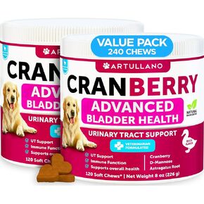 Cranberry Chews for Dogs - Dog Cranberry Supplement for Urinary Health in Kuwait