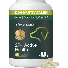 VetriScience Senior 27+ Multivitamin for Senior Dogs, Veggie, 60 Count in Kuwait
