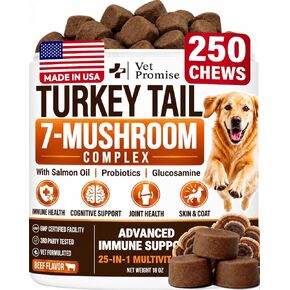 25-in-1 Dog Vitamins and Supplements, 250 Chews, Dog Multivitamin Chewable in Kuwait