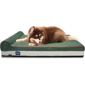 Laifug Orthopedic Dog Bed, Slate Grey 50''x36''x10'', Memory Foam in Kuwait
