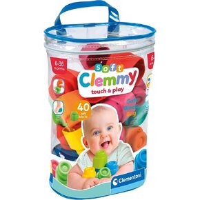 Clementoni Clemmy 17878 40-Piece Transparent Bag for Entants, Multi-Coloured in Kuwait