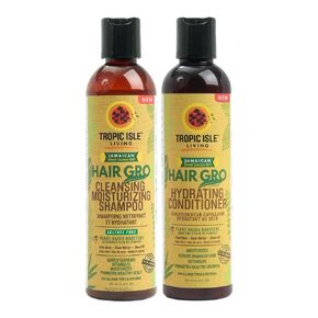 Grow with Us Shampoo & Conditioner Set - Infused Aloe Vera, Rose Water for Nourishing and Softening the Hair, Shea Oil to Help Moisturize and Repairs Damaged Hair, Paraben Free, Sulfate Free in Kuwait