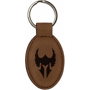 DND Gifts Paladin Class Symbol Engraved Leatherette Keychain in Saudi Arabia