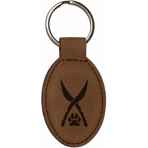 DND Gifts Ranger Class Symbol Engraved Leatherette Keychain in Saudi Arabia