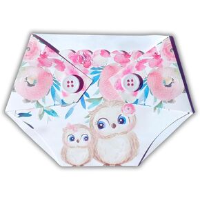 Kards by Kaylee Blue Owl Theme Diaper Shaped Gift Card Holders (Blue, One) in Saudi Arabia