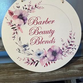Custom Small Business Sign Logo, Your Actual Logo Round Hanging Sign Minimalist Design Booth Custom Circle Personalized Wall Art Color Acrylic Print in Kuwait