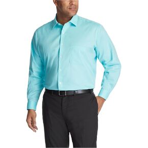 قميص رجالي من Van Heusen مناسب للارتداء طوال اليوم ودرع مقاوم للبقع (كبير وطويل) in Kuwait