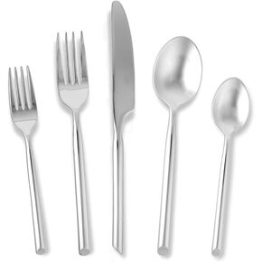 Fortessa Capri 18/10 Stainless Steel, 20 Piece Flatware Set (Service for 4), Silver in Kuwait