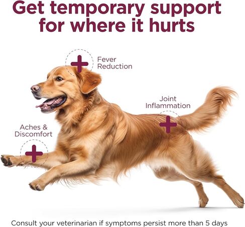 Vetality Canine Aspirin, Fast Pain Relief for Small to Medium Dogs, 75 ct in Kuwait
