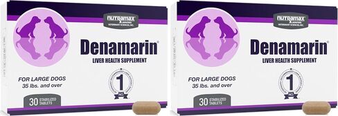 Nutramax Denamarin Liver Supplement for Medium Dogs, Tablets, 30ct in Kuwait