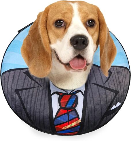 BEAUTYZOO Dog Cone Collar Alternative After Surgery,Pet Neck Donut E‑Collar in Kuwait