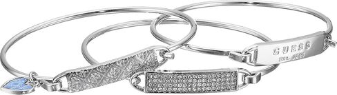 Guess 3 Piece Tension Id Bangle Bracelet in Kuwait