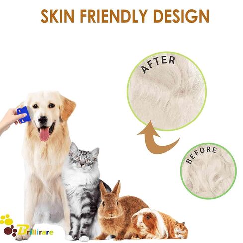 4 Pack Eye Comb, Stainless Steel Pet Tear Stain Professional Remover, Dog Cat Flea Lice Grooming Combs with Gentle Rounded Teeth, Eye Gunk Removal, Dematting Tool for Small, Medium & Large Pets in Saudi Arabia