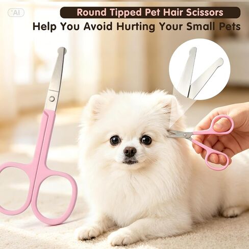 3 Pack Dog Eye Combs, Stainless Steel Tear Stain Remover Tool for Pet Cats in Saudi Arabia