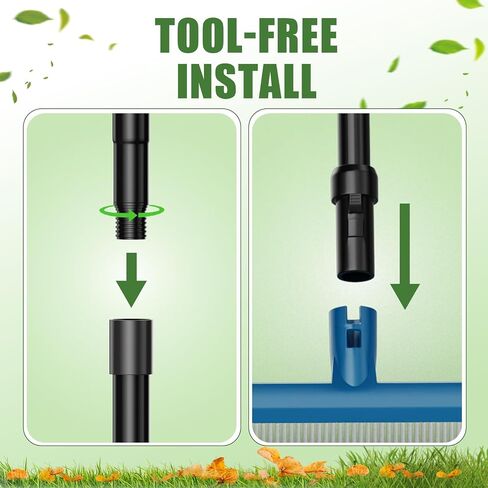 Gardtech 2-in-1 Artificial Turf Rake Brush for Grass Blue in Kuwait
