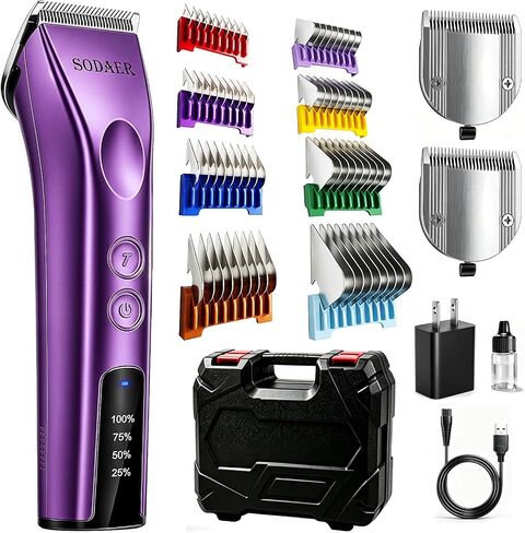 Professional Dog Grooming Clippers, Cordless Pet Hair Clipper in Kuwait