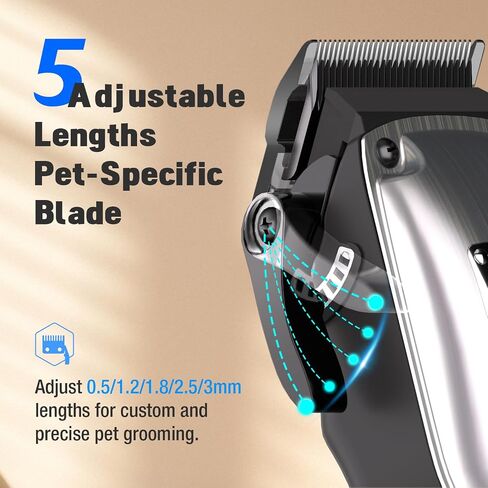 Professional Dog Clippers for Grooming Thick Coats Dog Grooming Kit in Saudi Arabia