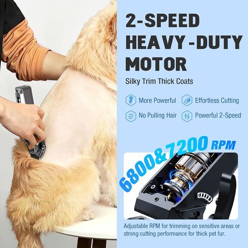 Professional Dog Clippers for Grooming Thick Coats Dog Grooming Kit in Saudi Arabia